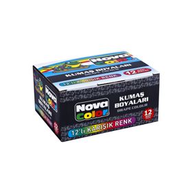 Nova Color NC-192 30 ml x12 Renk Paket Kumaş Boyası