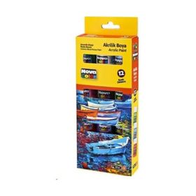 Nova Color NC-2008 12'li 17 ml Şişe Akrilik Boya