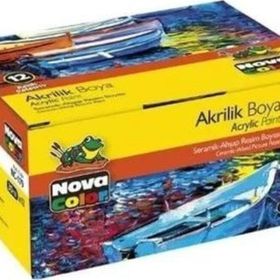 Nova Color NC-2008 12'li 17 ml Şişe Akrilik Boya