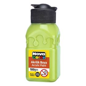 Nova Color NC-2021 Açık Yeşil 100 gr Şişe Akrilik Boya