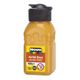 Nova Color NC-2022 Güneş Sarısı 100 gr Şişe Akrilik Boya