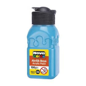 Nova Color NC-2025 Turkuaz 100 gr Şişe Akrilik Boya