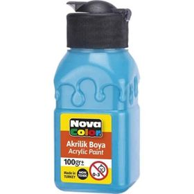 Nova Color NC-2026 Turkuaz 100 gr Şişe Akrilik Boya