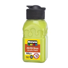 Nova Color NC-2027 Fıstık Yeşili 100 gr Şişe Akrilik Boya