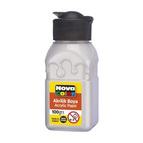 Nova Color NC-2034 Sedef Beyaz 100 gr Akrilik Boya