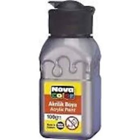 Nova Color NC-2038 100 gr Gri Şişe Akrilik Boya
