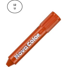 Nova Color NC-206 12'li Turuncu Yüz Boyası