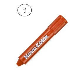 Nova Color NC-206 12'li Turuncu Yüz Boyası