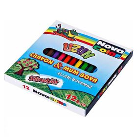 Nova Color Nc 2112 12 Renk Uzun Mum Boya