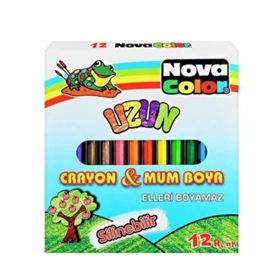 Nova Color NC-2112 12'li Uzun Pastel Boya