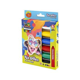 Nova Color NC-212 6'lı Set Yüz Boyası