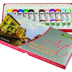 Nova Color Nc-251 12 Renk Guaj Boya