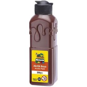 Nova Color NC-3016 250 gr Kahverengi Akrilik Boya