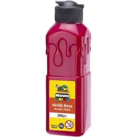 Nova Color NC-3023 250 gr Ateş Kırmızısı Rengi Akrilik Boya
