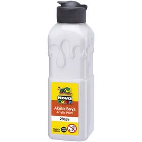 Nova Color NC-3034 250 gr Sedef Beyazı Rengi Akrilik Boya