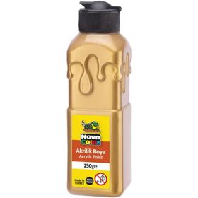 Nova Color NC-3035 250 gr Altın Renk Akrilik Boya