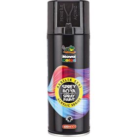 Nova Color NC-3505 400 ml Siyah Akrilik Sprey Boya
