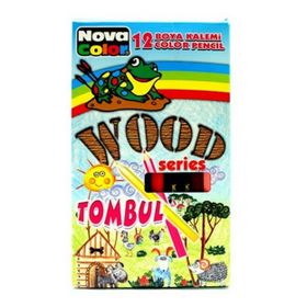 Nova Color NC-406 12 Renk Uzun Tombul Kuruboya