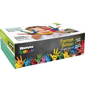 Nova Color NC-460 12'li Parmak Boyası