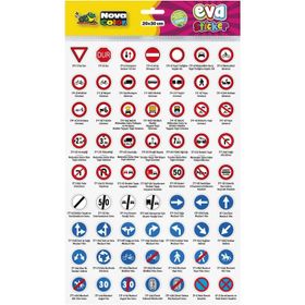 Nova Color NC-694 Trafik işaretleri 2 Eva Sticker