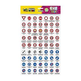 Nova Color NC-694 Trafik işaretleri 2 Eva Sticker