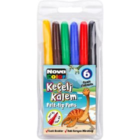 Nova Color NC-870 6 Renk Keçeli Kalem