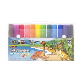 Nova Color NC-874 12'li Jumbo Keçeli Kalem Seti