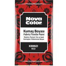 Nova Color NC-901 12 gr Kırmızı Toz Kumaş Boyası
