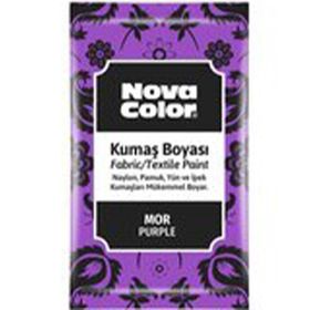 Nova Color NC-907 12 gr Mor Toz Kumaş Boyası