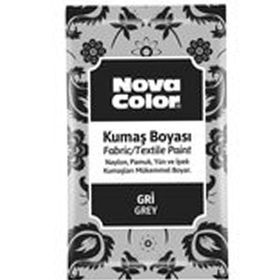 Nova Color NC-908 12 gr Gri Toz Kumaş Boyası