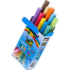 Nova Color NC4111 10'lu Renkli Tozsuz Tebeşir