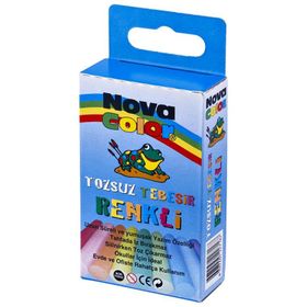 Nova Color NC4111 10'lu Renkli Tozsuz Tebeşir