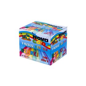 Nova Color NC4113 100'lü Renkli Tozsuz Tebeşir