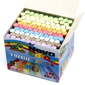 Nova Color NC4113 100'lü Renkli Tozsuz Tebeşir