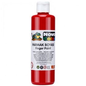 Nova Color NC442 Kırmızı 250 gr Parmak Boyası