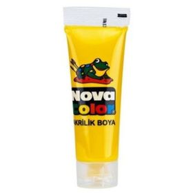 Nova Color Sarı Tüp 75 gr Akrilik Boya