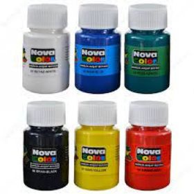Nova Color Şişe 6 Renk Akrilik Boya