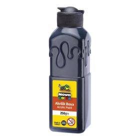 Nova Color Siyah 250 ml Akrilik Boya