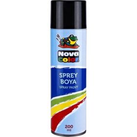 Nova Color Siyah Sprey Boya