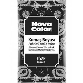 Nova Color Toz Siyah 12 gr Kumaş Boyası