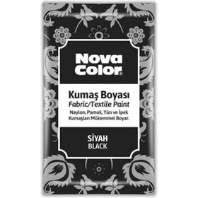 Nova Color Toz Siyah 12 gr Kumaş Boyası