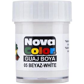 Nova NC-107 Beyaz Şişe Guaj Boya
