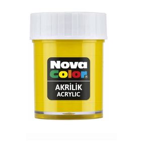 Nova NC-169 Sari Şişe Akrilik Boya