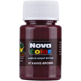 Nova NC-175 Kahve Şişe Akrilik Boya