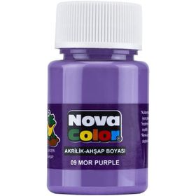 Nova NC-177 Mor Şişe Akrilik Boya