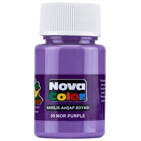 Nova NC-177 Mor Şişe Akrilik Boya