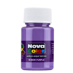 Nova NC-177 Mor Şişe Akrilik Boya