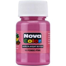 Nova NC-178 Pembe Şişe Akrilik Boya