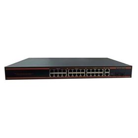 Nova ND1P2404LFGX 24 Port Poe+ 10-100 Mbps 2 Port 10-100-1000 Mbps Uplink 2 Port SFP 300W Switch