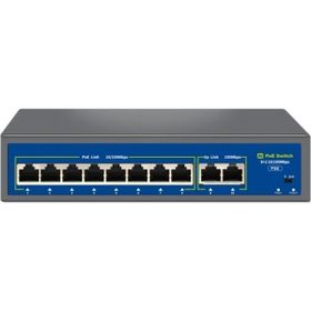Nova NVC-HIF0820FBL-C 8 Port PoE Switch